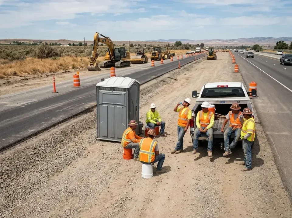 highway-road-construction-crew-007 — frequently asked questions, Porta Potty and Restroom Rentals in Marvin, NC